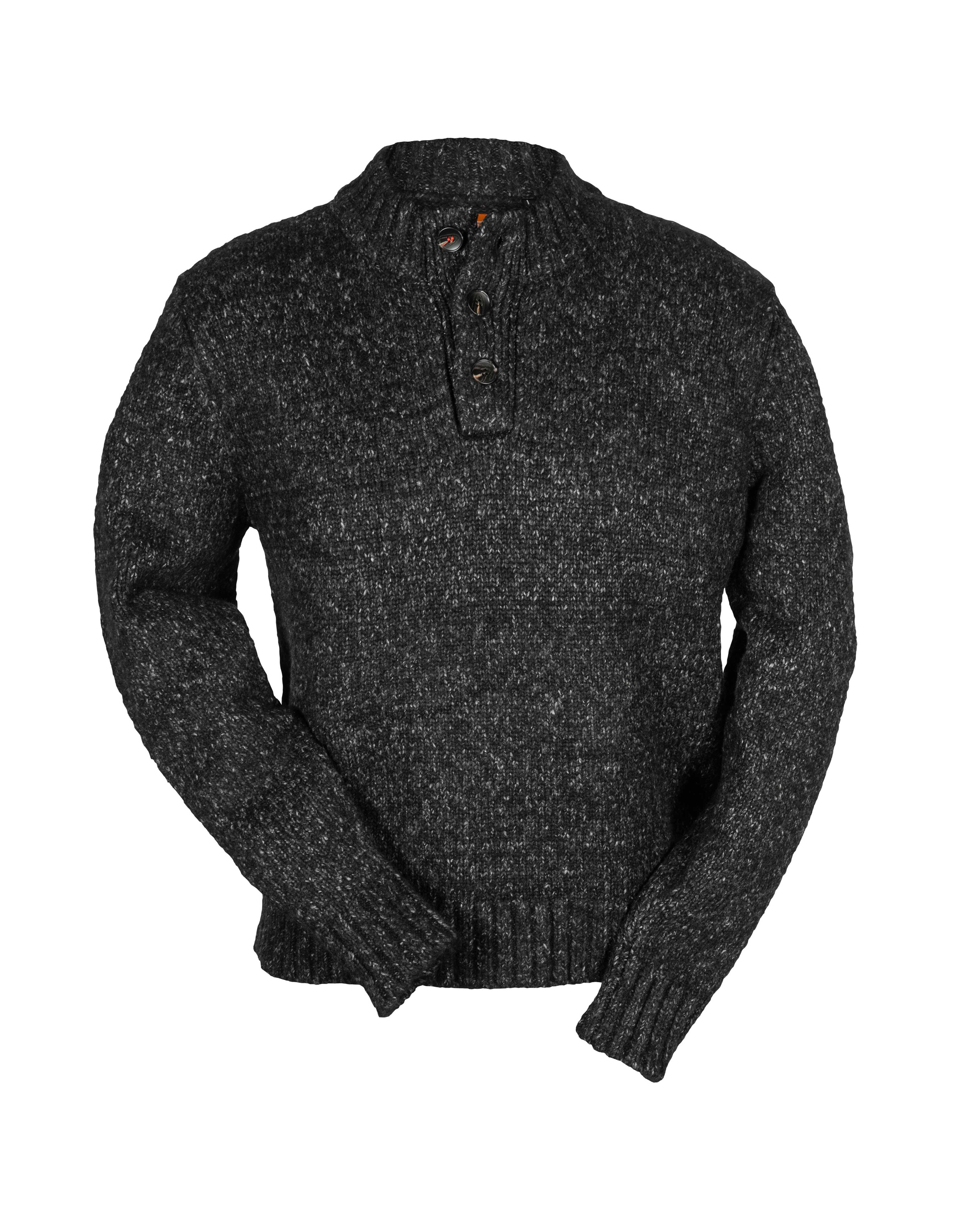 Herren-Strickpullover, anthrazit
