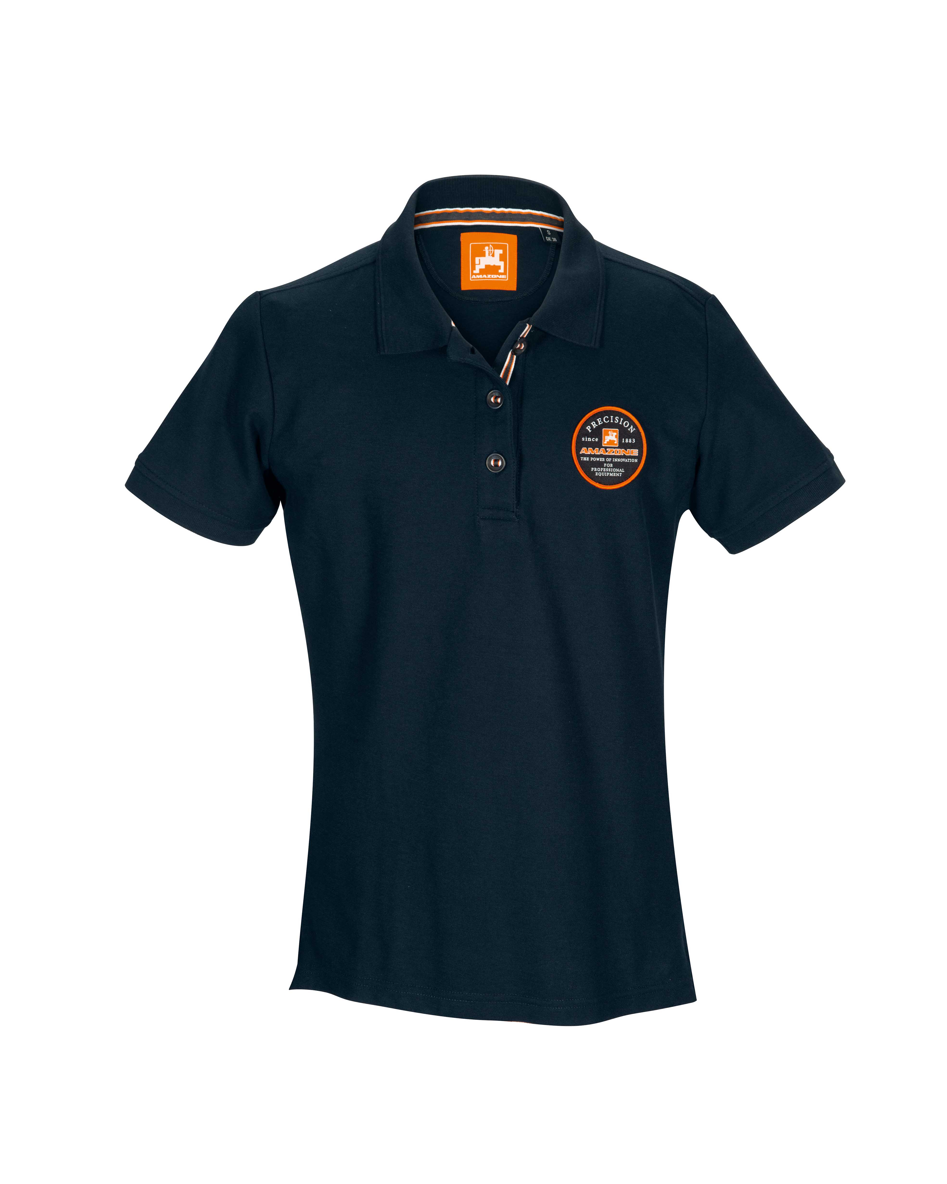 Damen-Poloshirt, dunkelblau