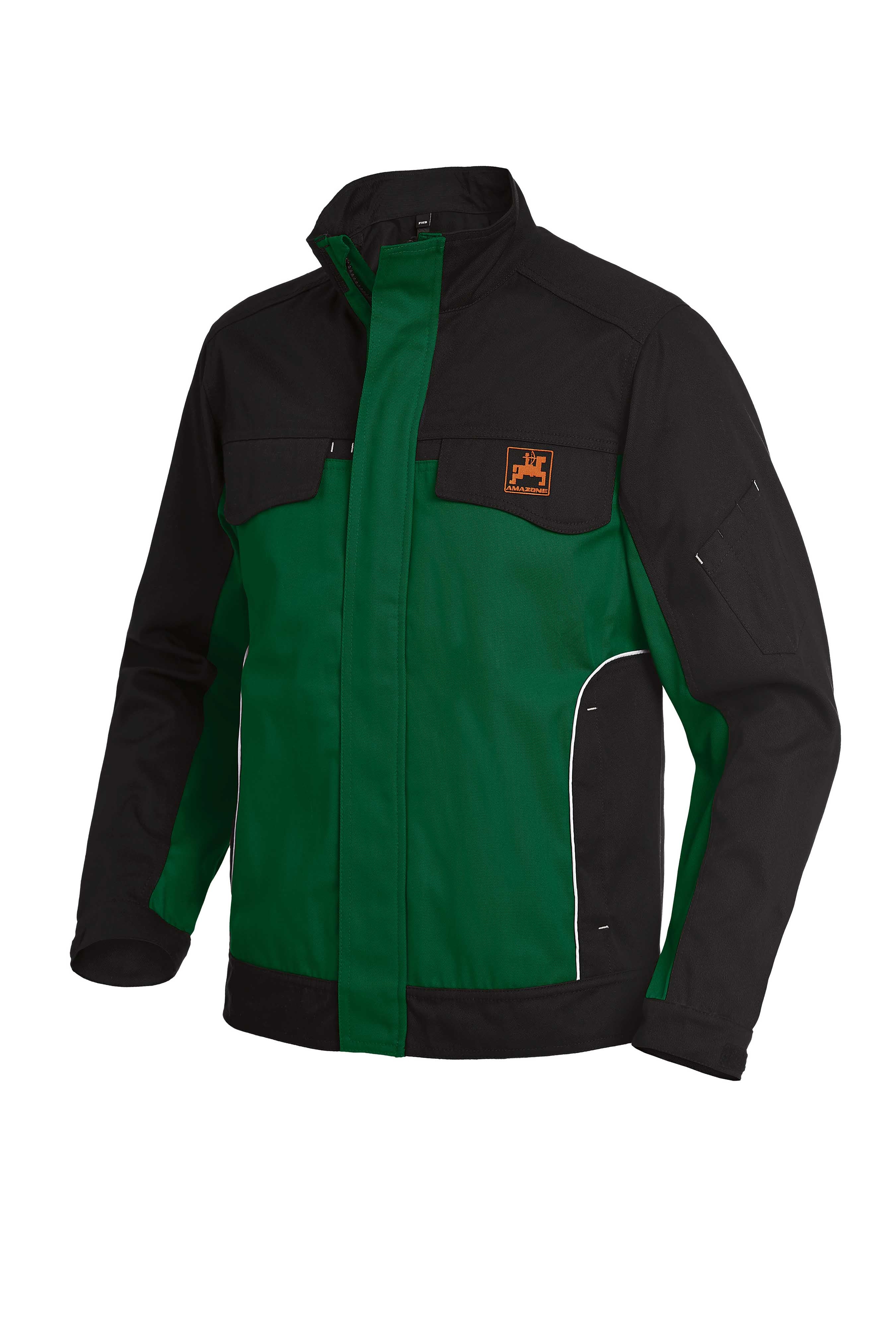 Herren-Arbeitsjacke, grün/schwarz
