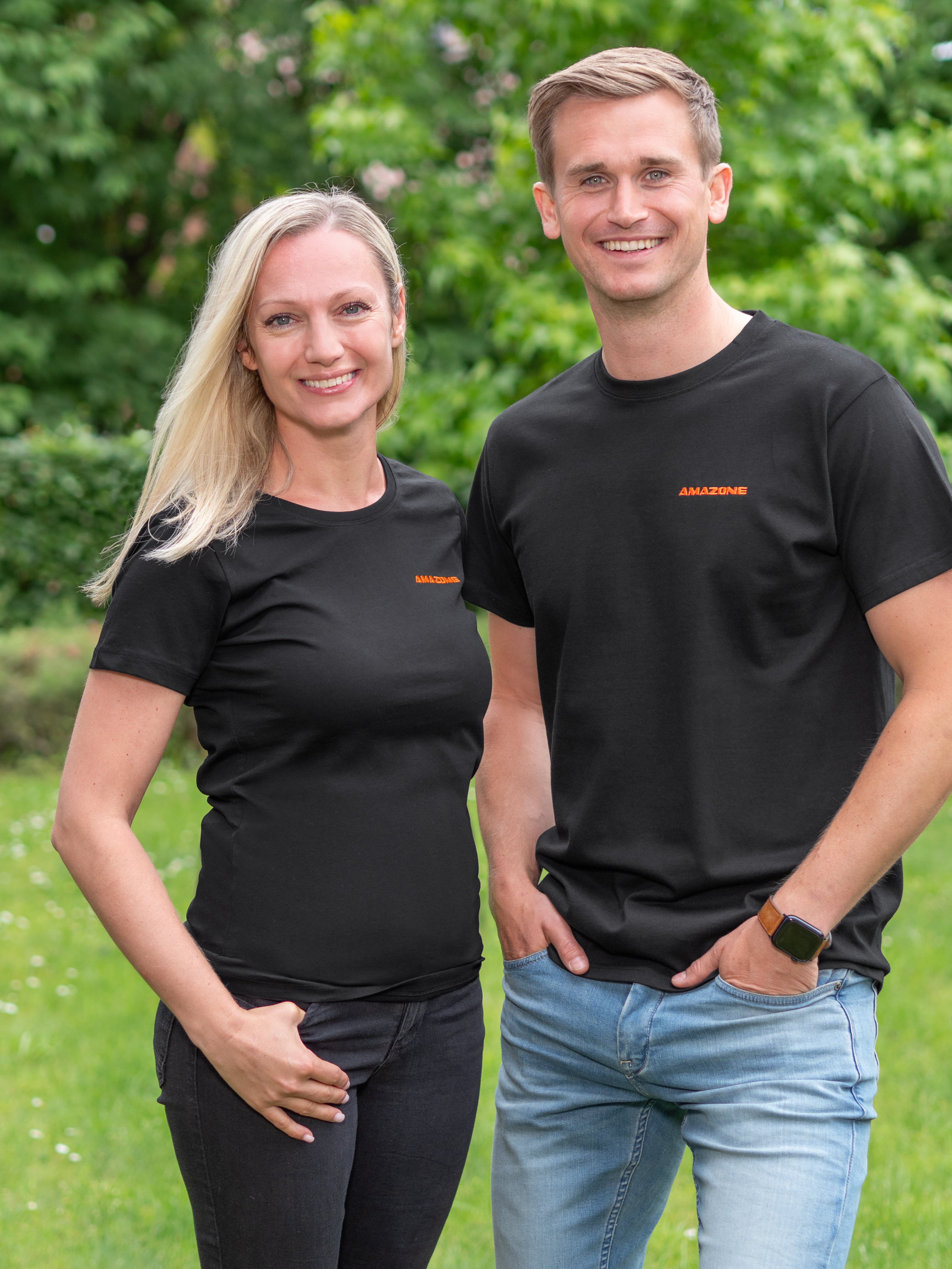 Herren-T-Shirt, schwarz