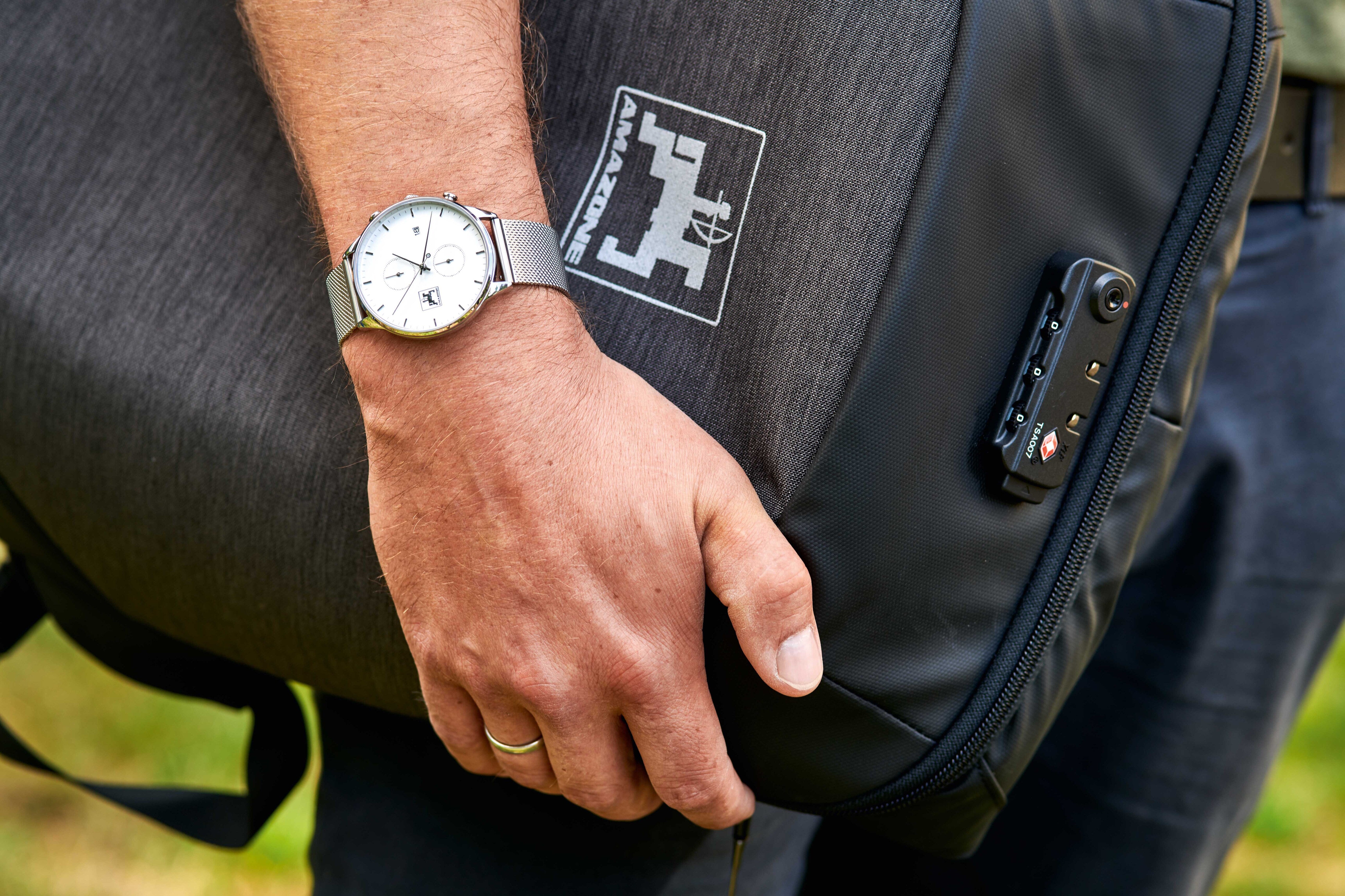 Chronograph, silber