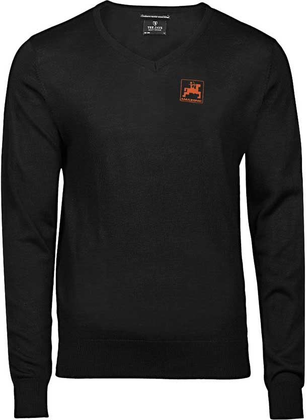 Herren-Business-Strickpullover, anthrazit