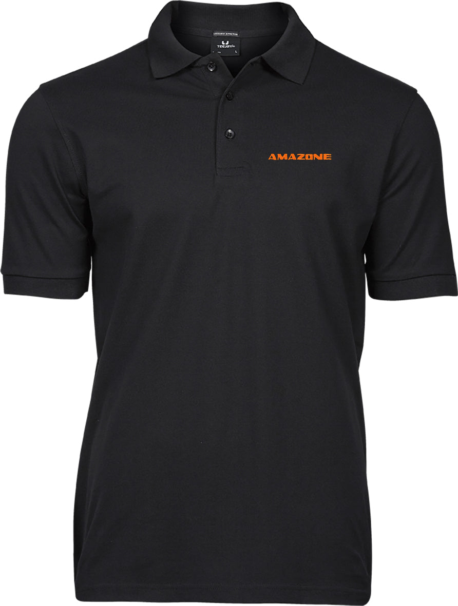 Herren-Poloshirt, schwarz
