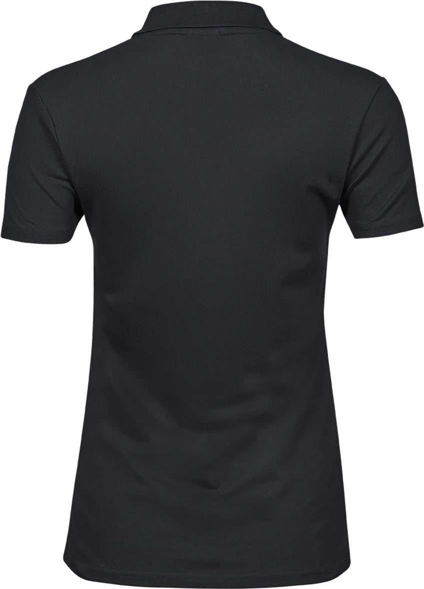 Damen-Poloshirt, schwarz