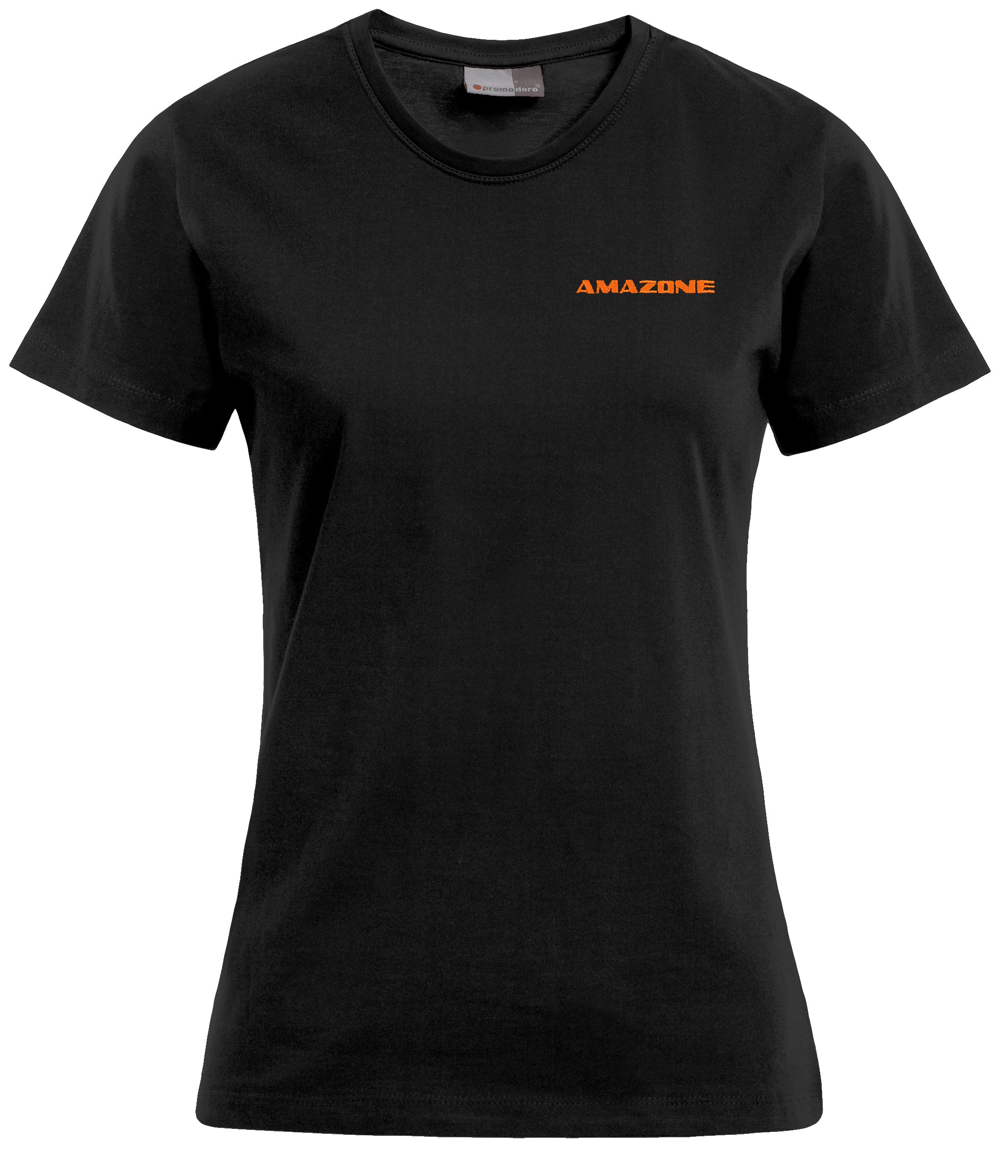 Damen-T-Shirt, schwarz