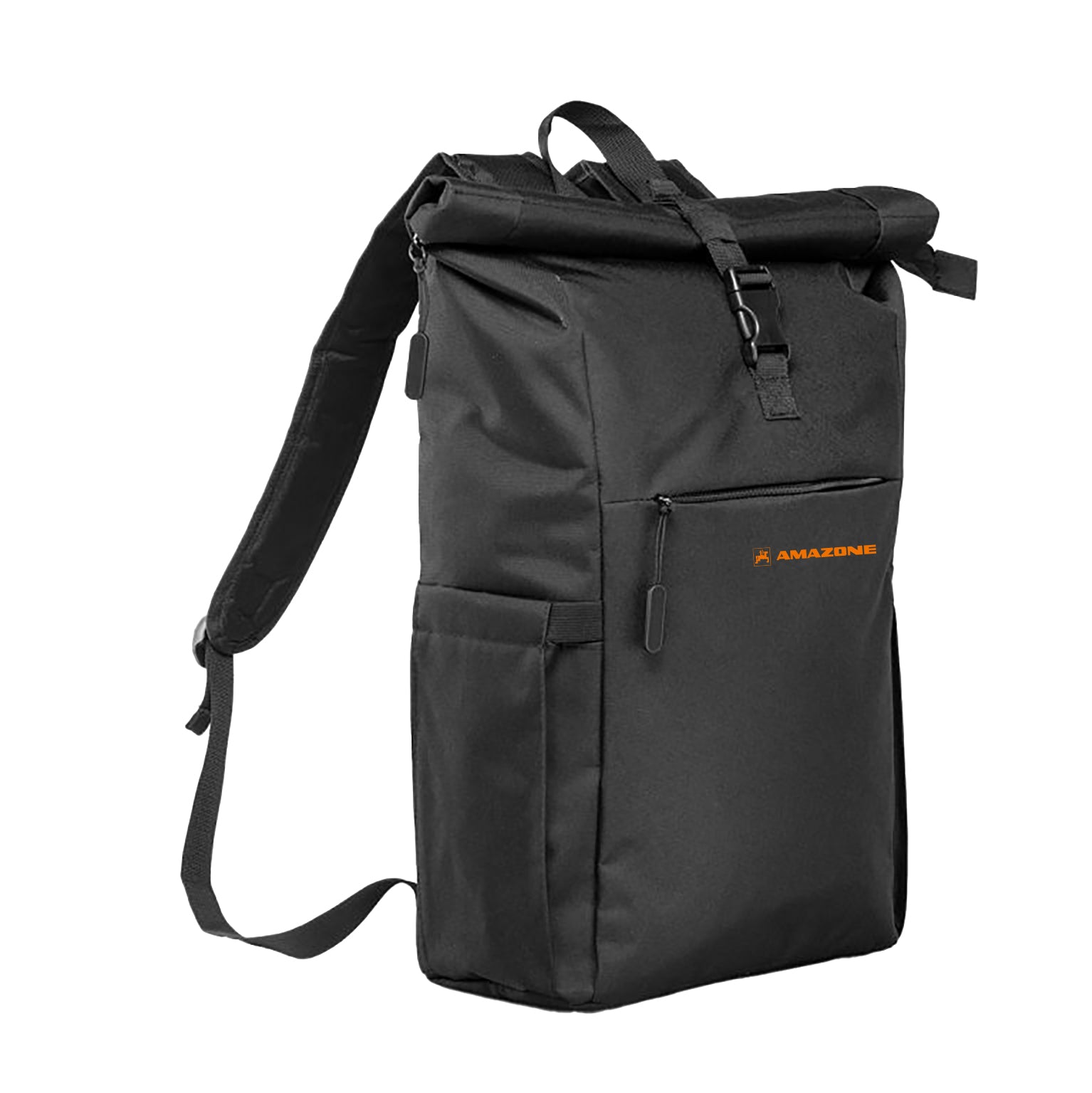 Rollup-Rucksack, schwarz
