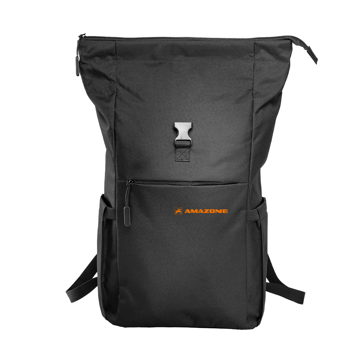 Rollup-Rucksack, schwarz