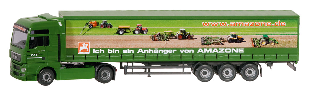 Modell Truck MAN TGX "Ich bin Anhänger von AMAZONE", 1:87