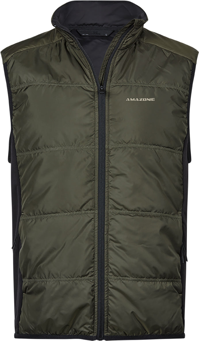 Hybrid-Weste, olivgrün/schwarz, unisex
