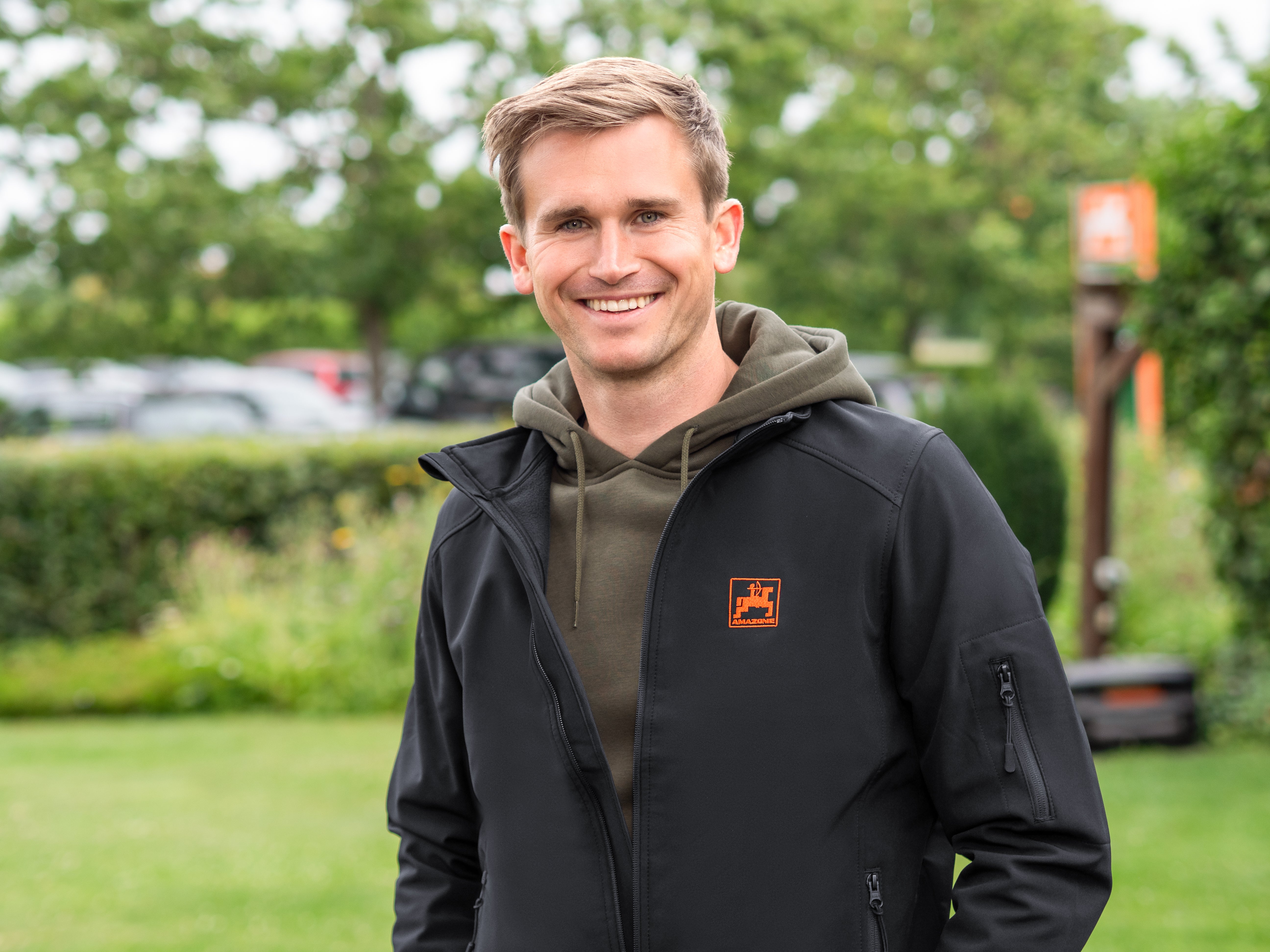 Herren-Softshelljacke, schwarz