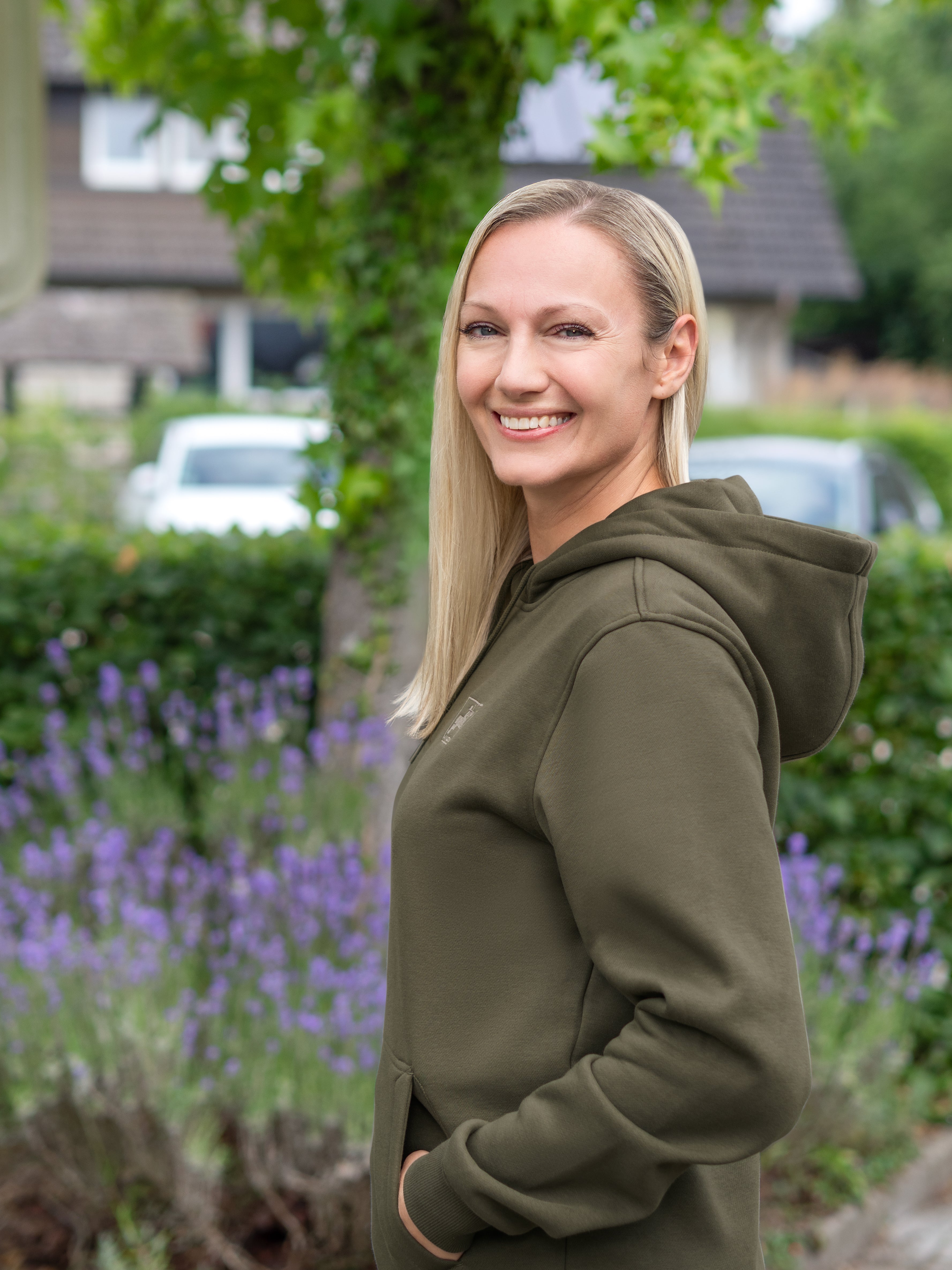 Hoodie, olivgrün, unisex