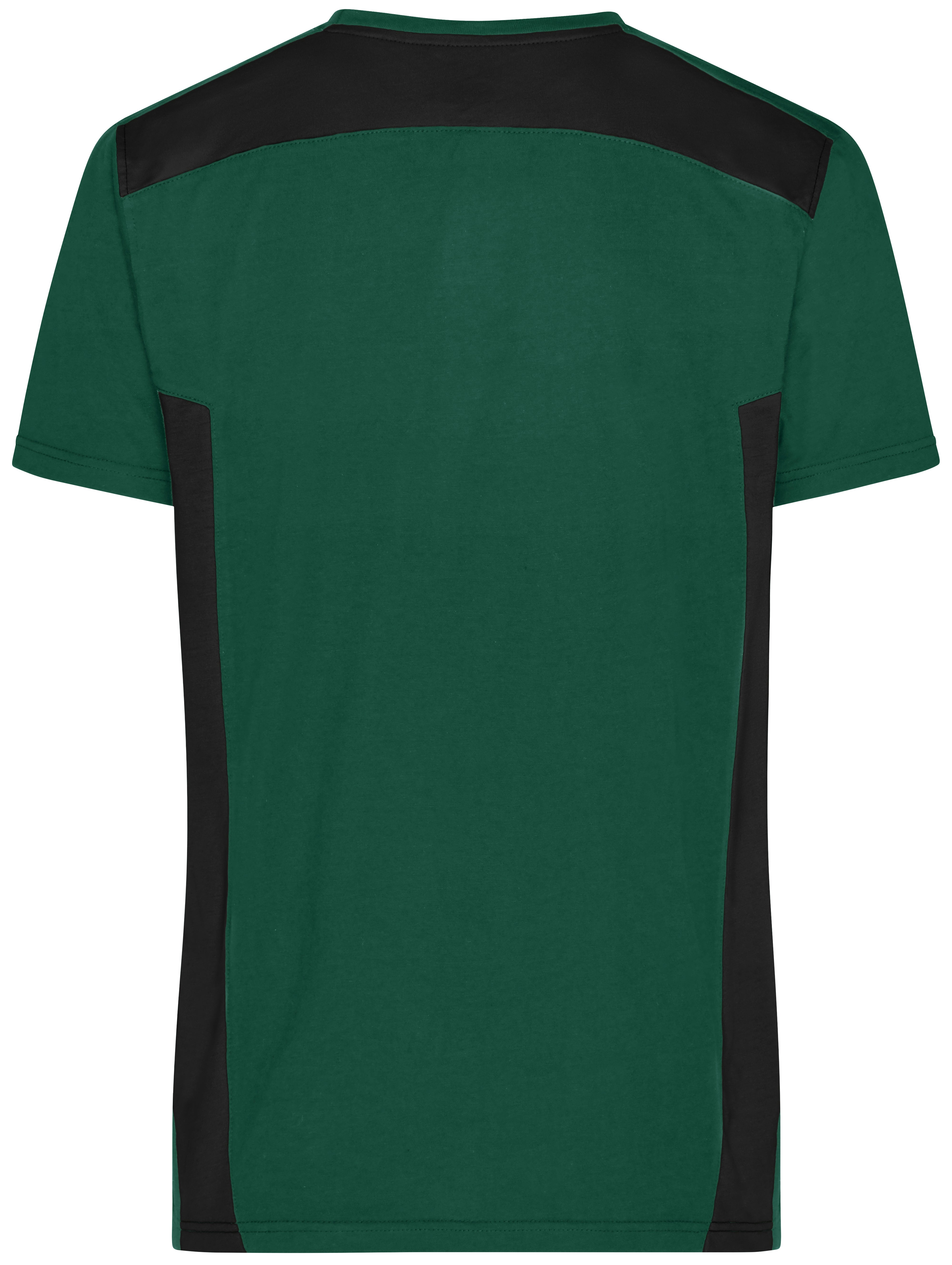 Herren- Arbeits-T-Shirt, grün/schwarz