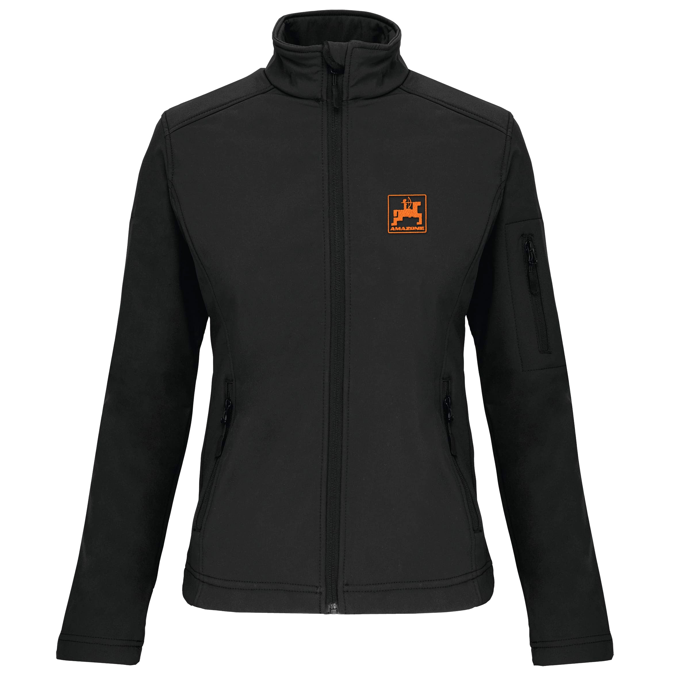 Damen-Softshelljacke, schwarz