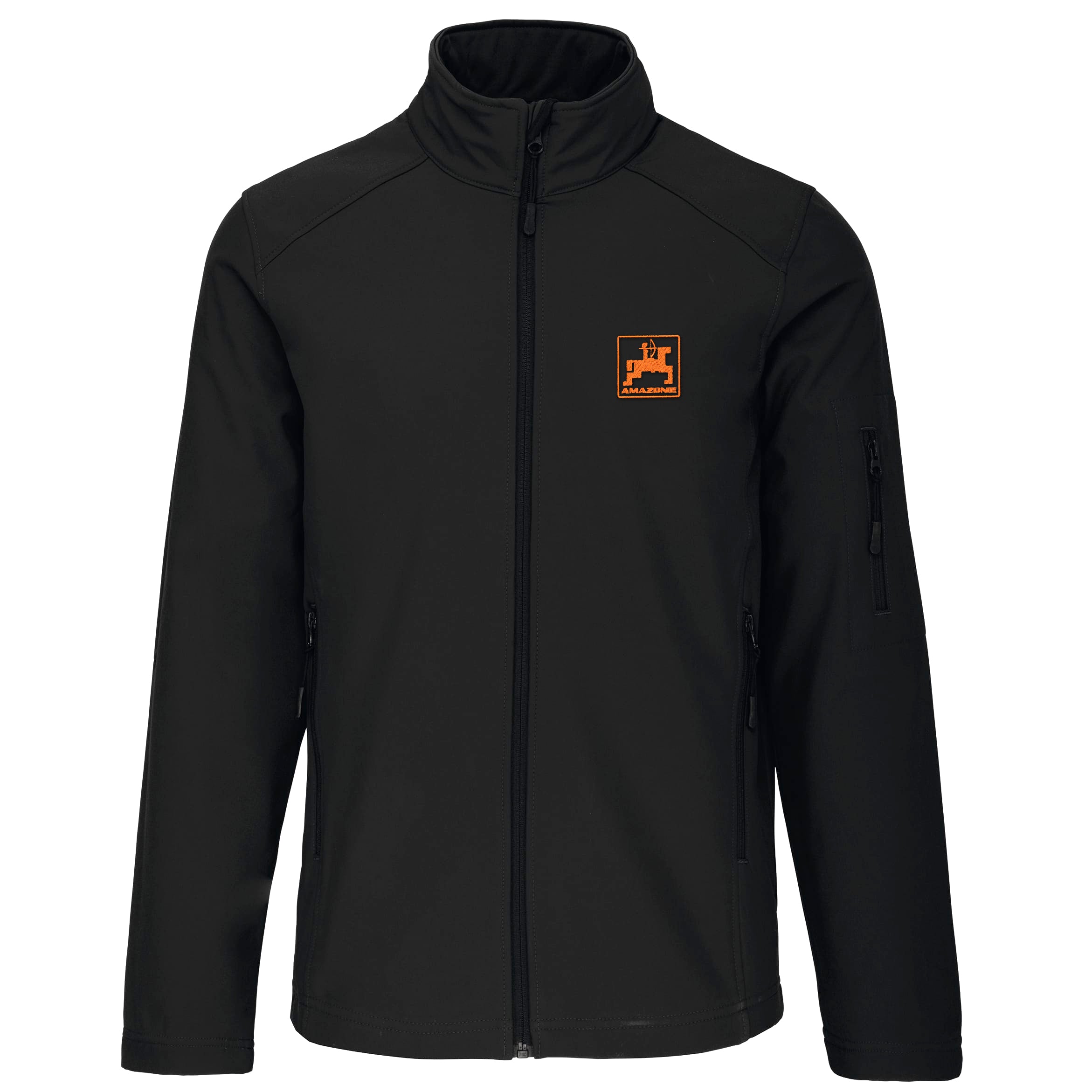Herren-Softshelljacke, schwarz