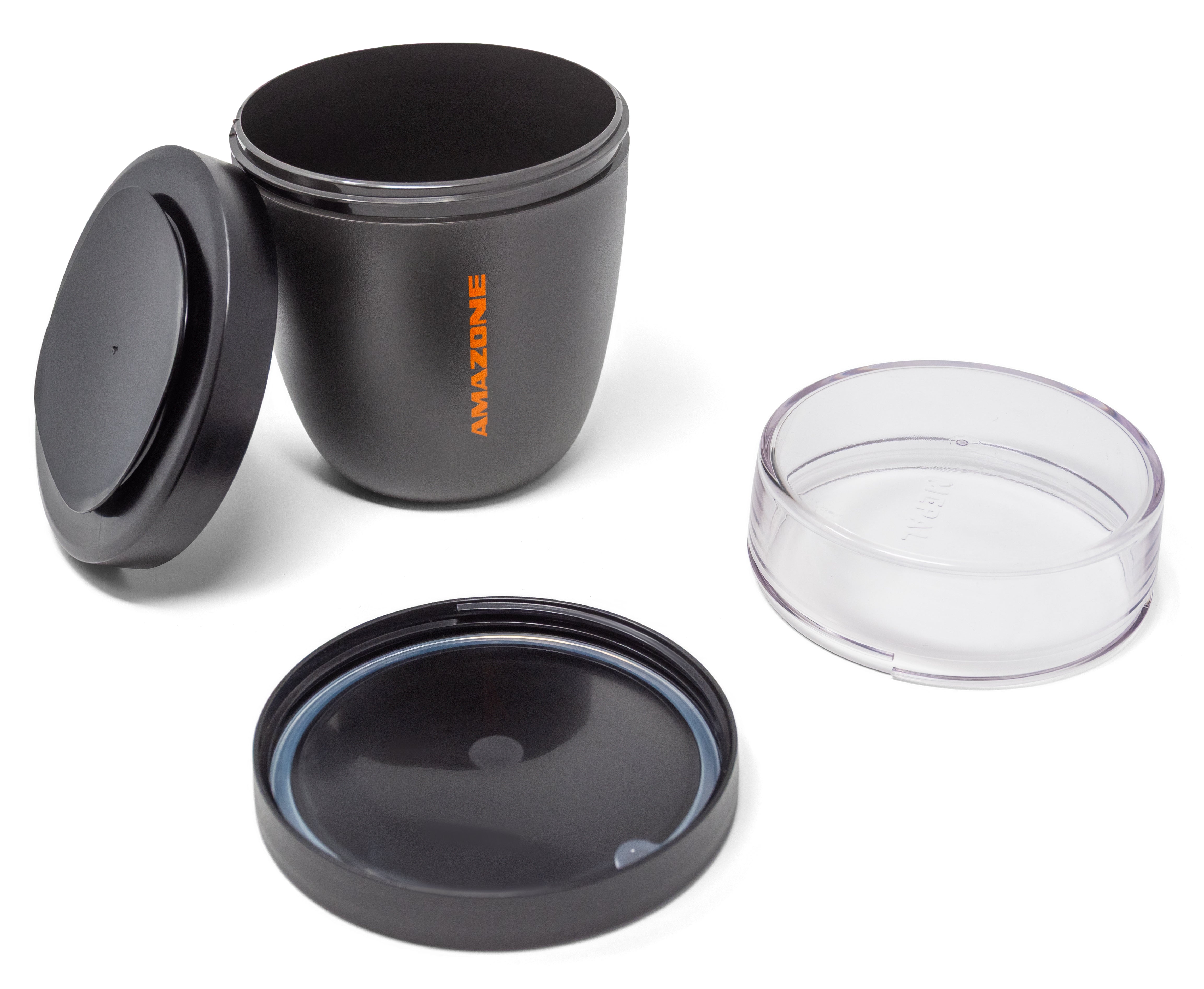 Lunchpot, schwarz, 500 ml + 200 ml