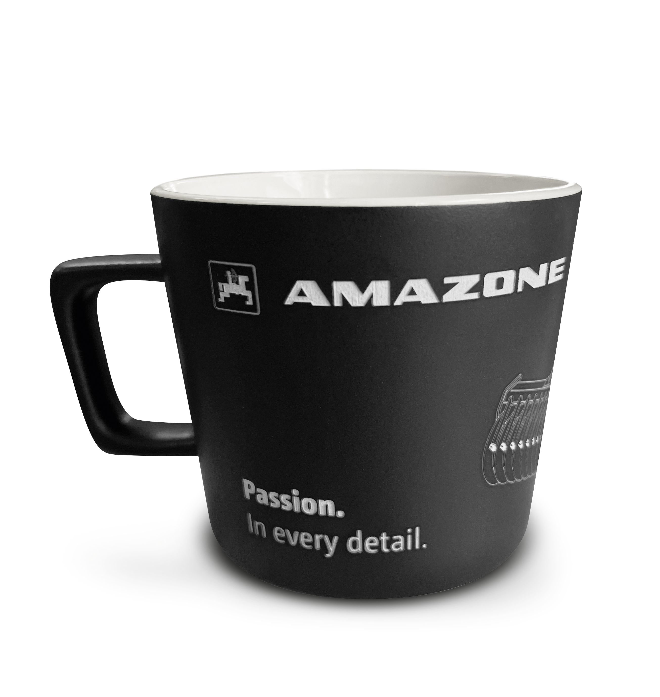 Kaffeebecher „Precision. In every detail.“